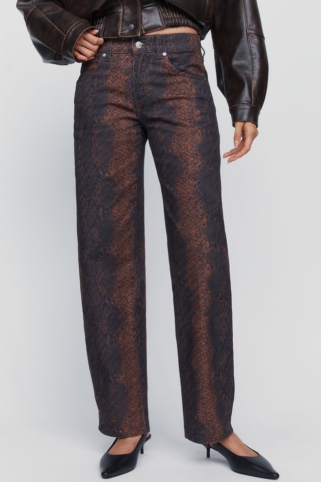 LE JEAN Cowboy Curve Mid Rise Tapered Jeans #1