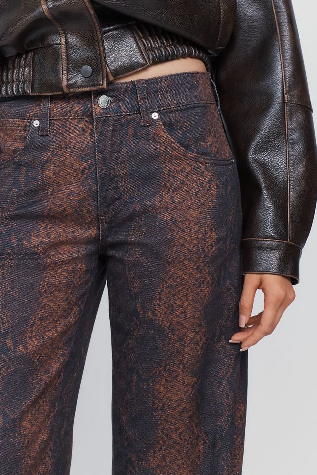 LE JEAN Cowboy Curve Mid Rise Tapered Jeans #3