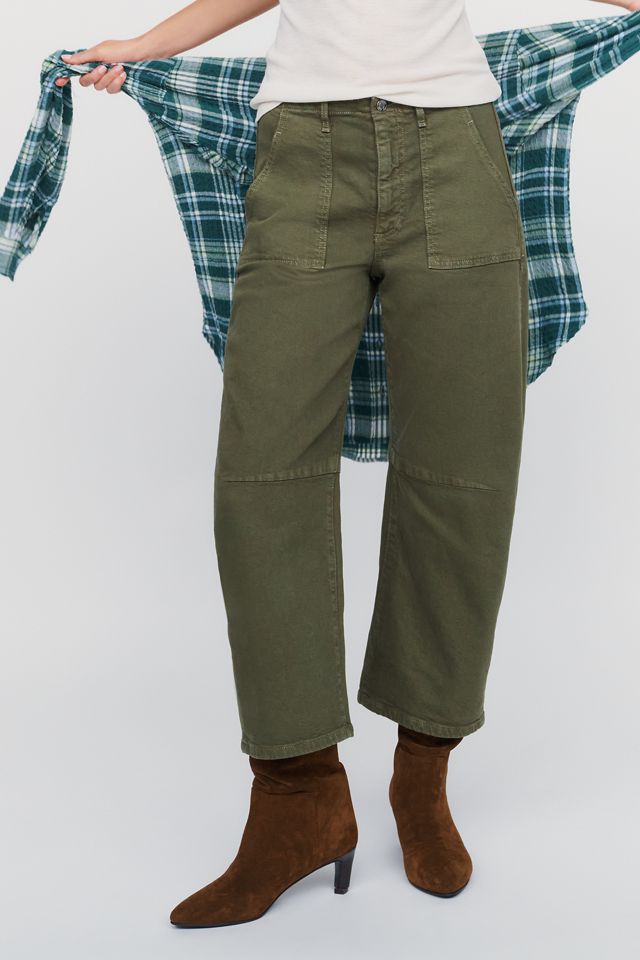 LE JEAN Petite Mid Rise Barrel Leg Utility Jeans #2