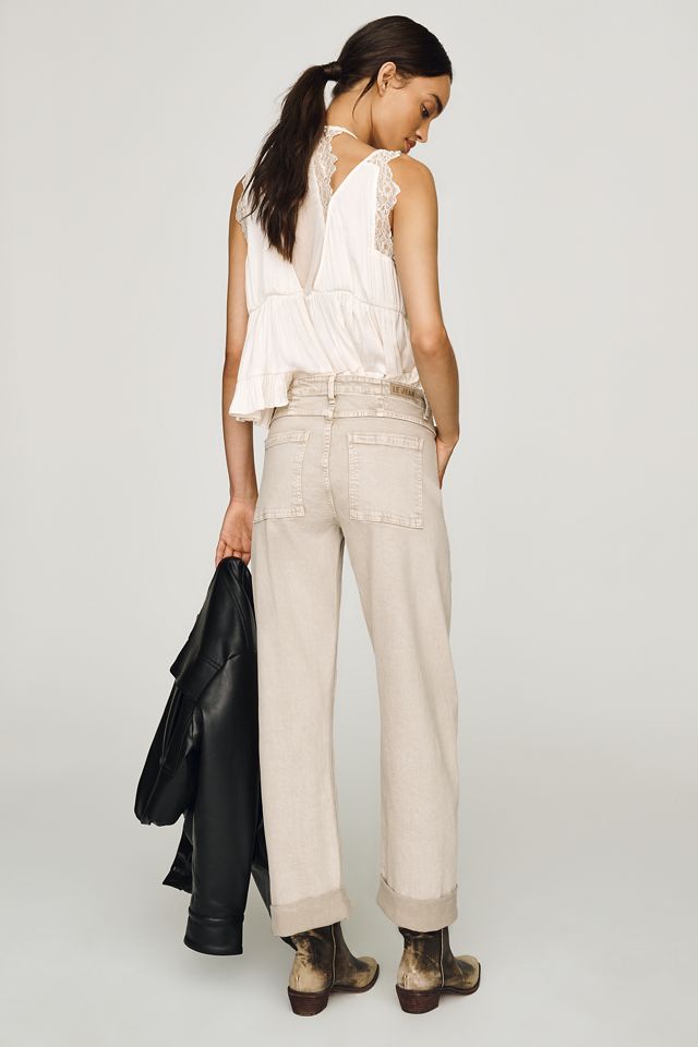 LE JEAN Selena Mid-Rise Cropped Cuffed Barrel Jeans #2