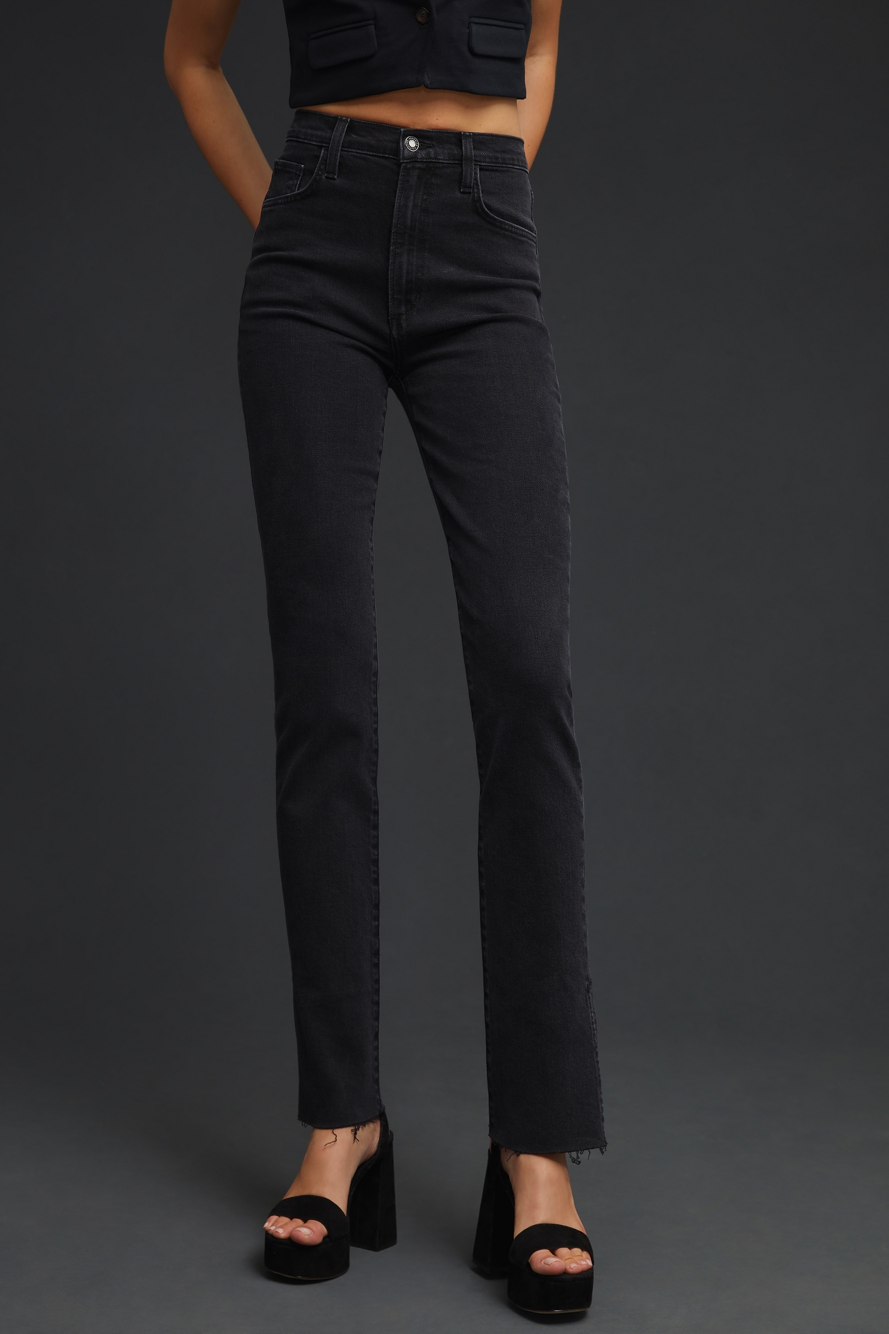 Favorite Daughter Valentina Tower Slim Straight Jeans