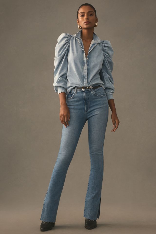 Favorite Daughter Petite Valentina Super High-Rise Tower Jeans #4