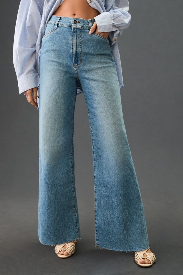 Favorite Daughter The Mischa Super High-Rise Wide-Leg Jeans | Anthropologie