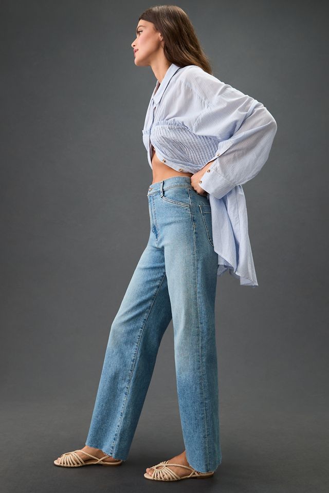 Favorite Daughter The Mischa Super High-Rise Wide-Leg Jeans | Anthropologie