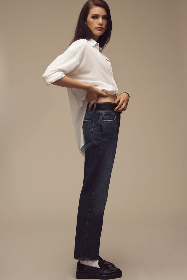 Favorite Daughter The Otto High-Rise Boyfriend Ankle Jeans | Anthropologie