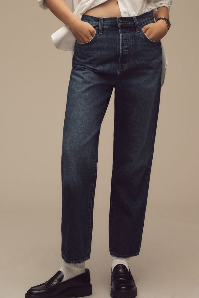 Favorite Daughter The Otto High-Rise Boyfriend Ankle Jeans | Anthropologie