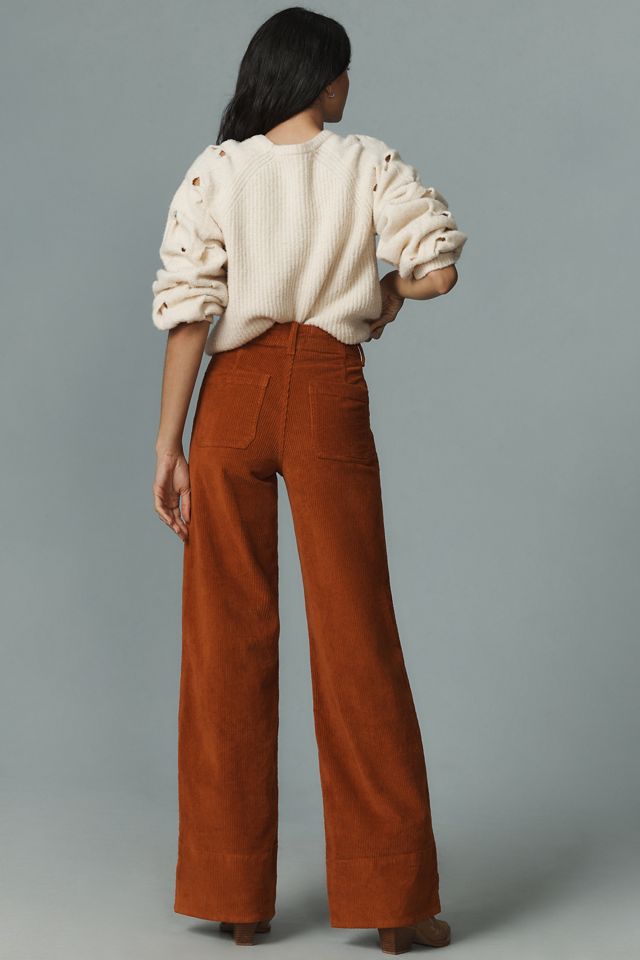 Favorite Daughter The Mischa Corduroy High-Rise Wide-Leg Jeans #4