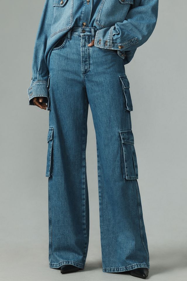 Favorite Daughter Carly High-Rise Cargo Jeans #2