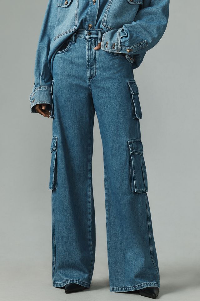 Favorite Daughter Carly High-Rise Cargo Jeans