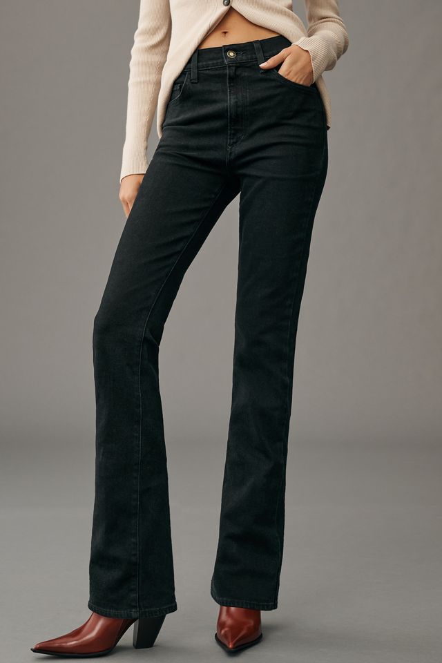 Favorite Daughter Petite Valentina Super High-Rise Mini Bootcut Jeans #1