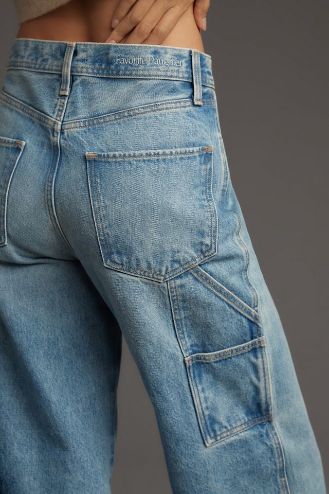 Favorite Daughter The Ollie Baggy Wide-Leg Jeans #4