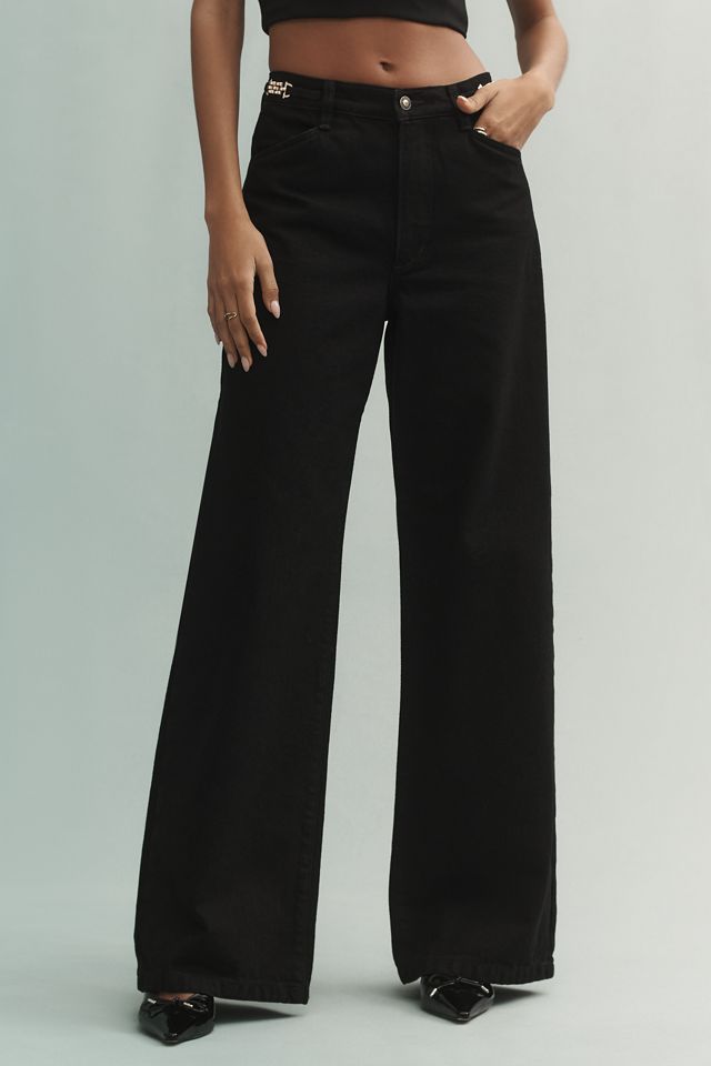Favorite Daughter The Fancy Mischa Wide-Leg High-Rise Jeans #1