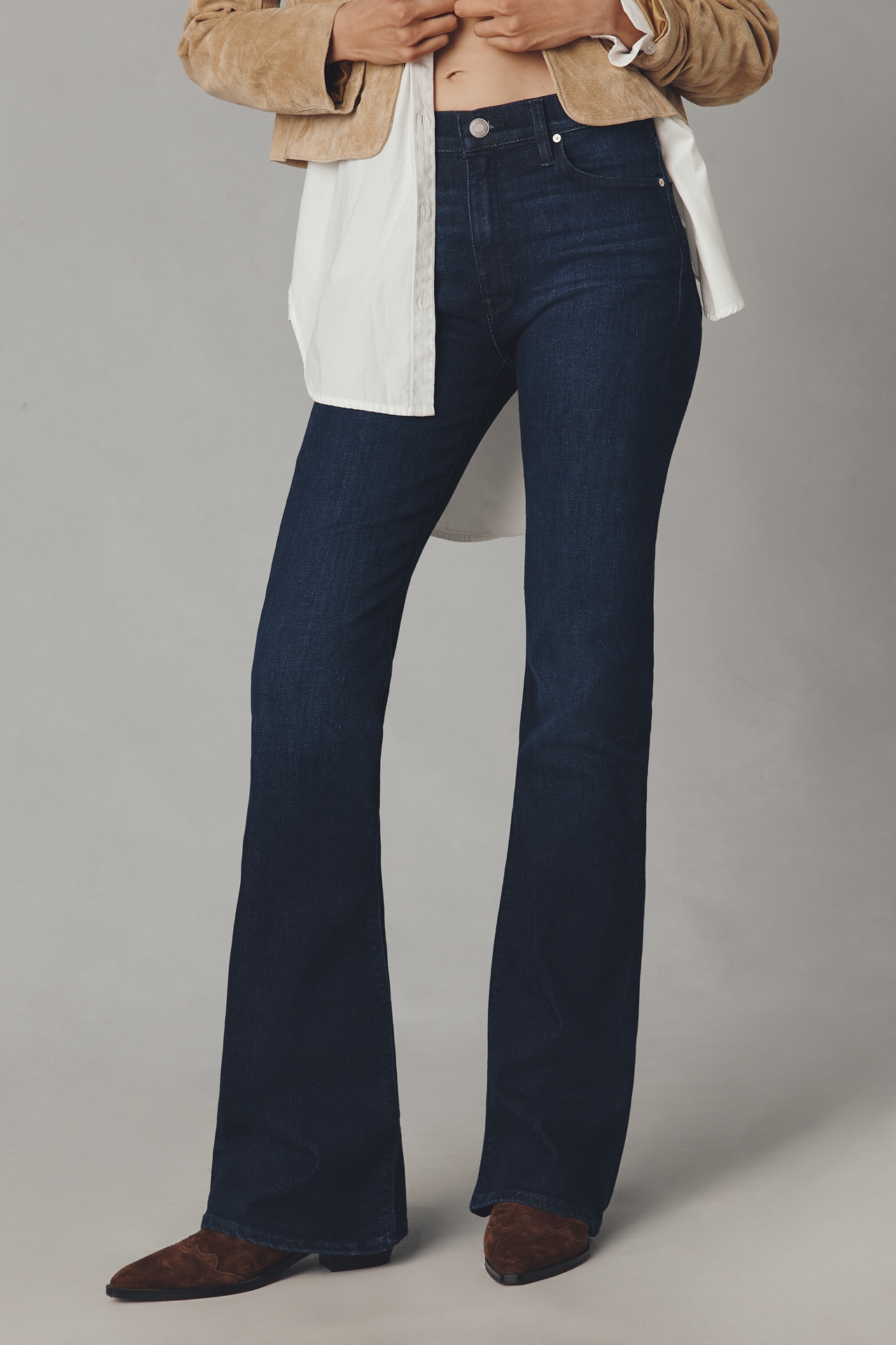Hudson Barbara Petite High-Rise Bootcut Jeans
