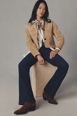 Hudson Barbara Petite High-Rise Bootcut Jeans