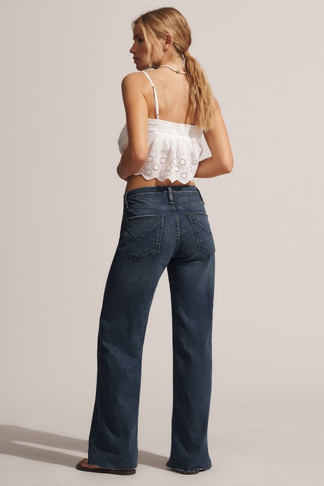 Hudson Petite Rosie High-Rise Wide-Leg Jeans #2
