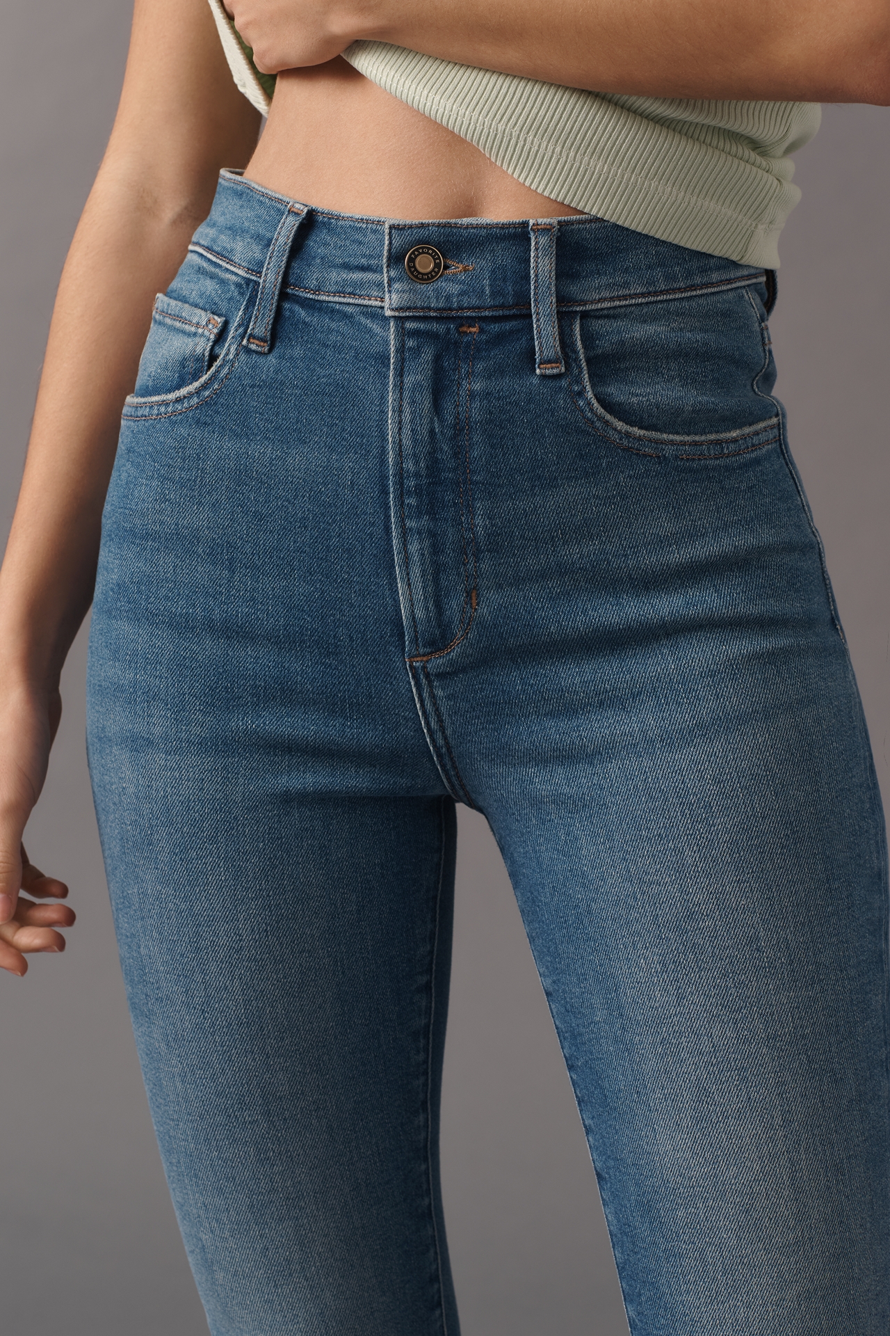Favorite Daughter Valentina High-Rise Straight Jeans
