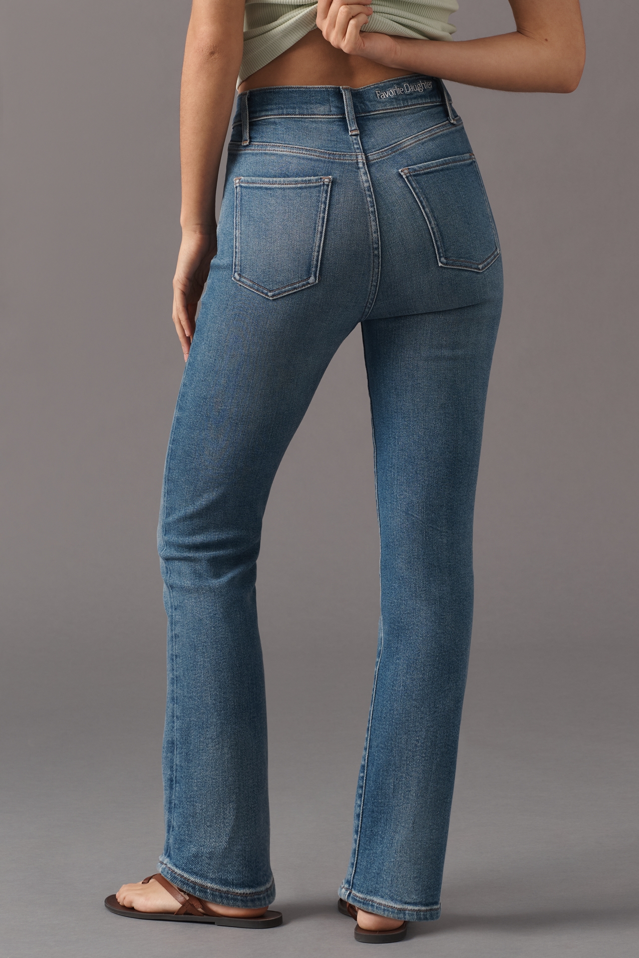 Favorite Daughter Valentina High-Rise Straight Jeans