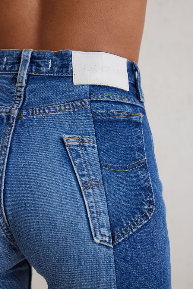 Jean droit rigide contrasté E.L.V Denim #5