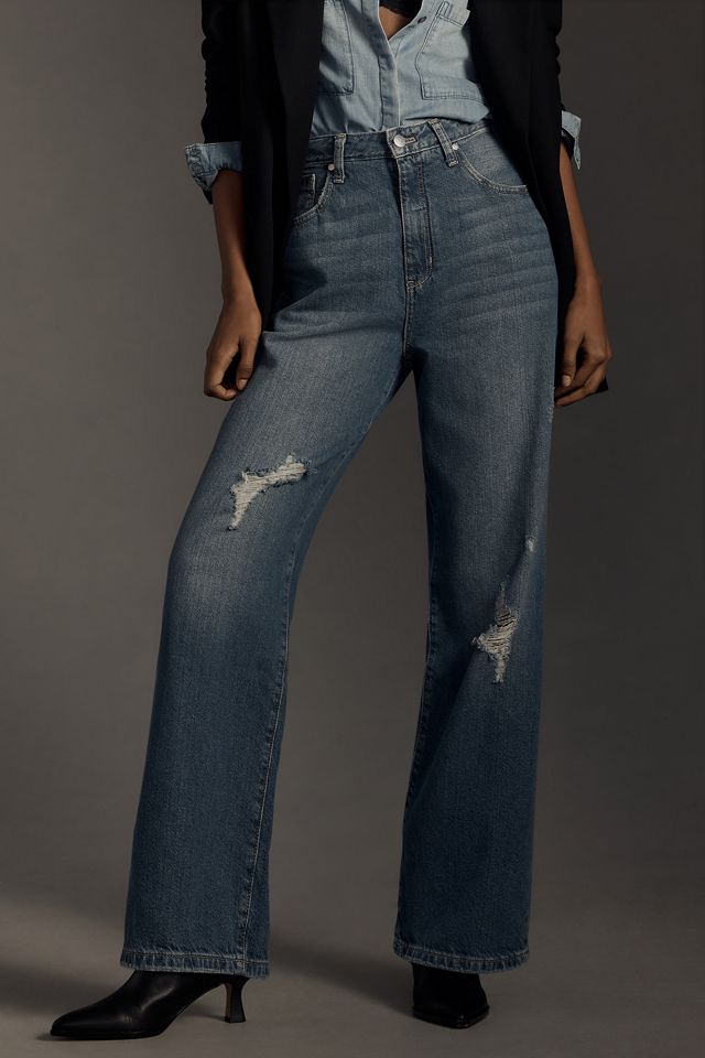 Pilcro The Curvy Joey High-Rise Straight-Leg Jeans #1