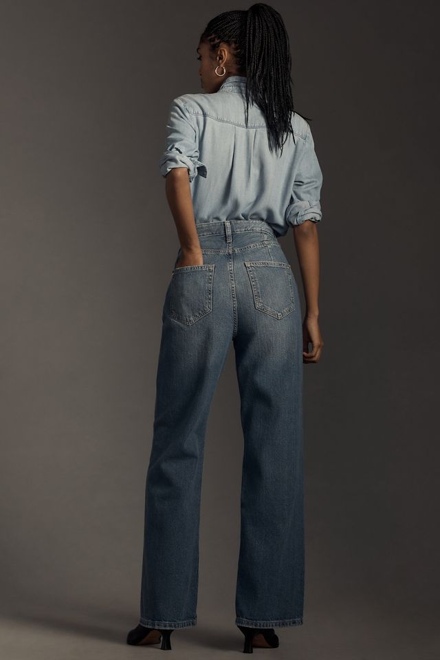 Pilcro The Curvy Joey High-Rise Straight-Leg Jeans #4
