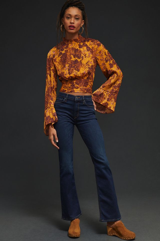 Hudson Petite Barbara High-Rise Bootcut Jeans