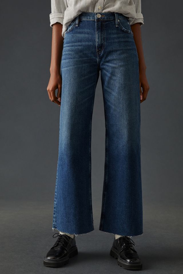 Hudson Rosie High-Rise Wide-Leg Ankle Jeans | Anthropologie