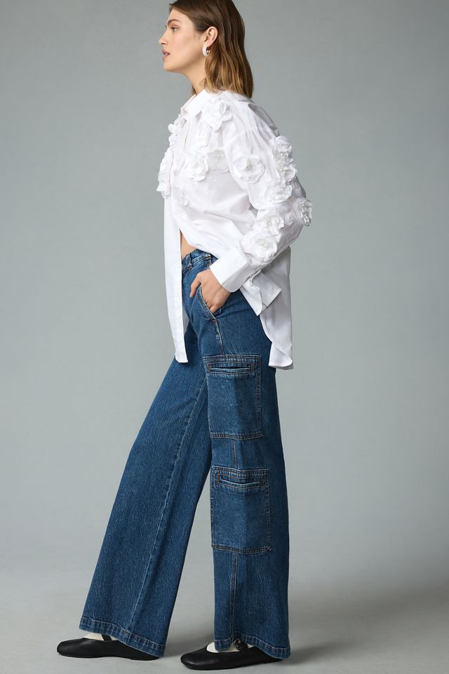 Hudson Welt Pocket High-Rise Cargo Jeans #2