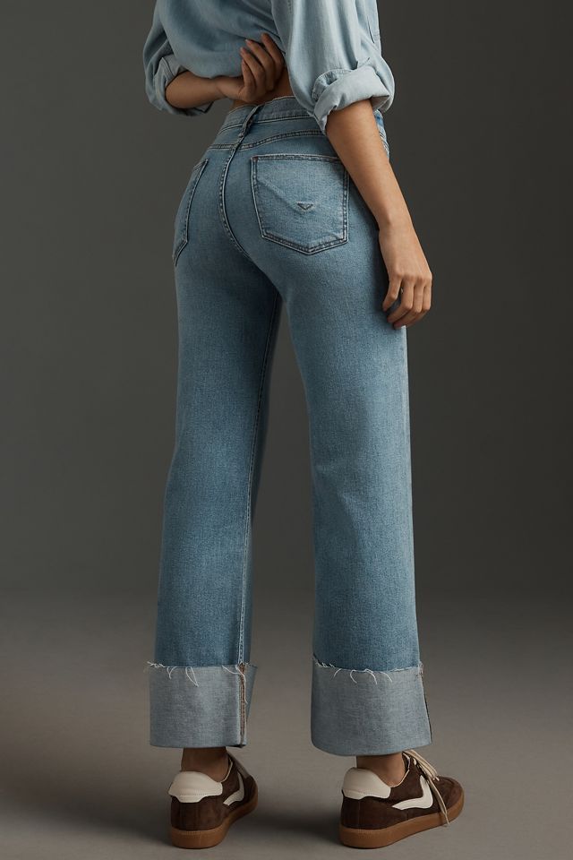 Hudson The Rosie High-Rise Wide-Leg Cuff Jeans #2