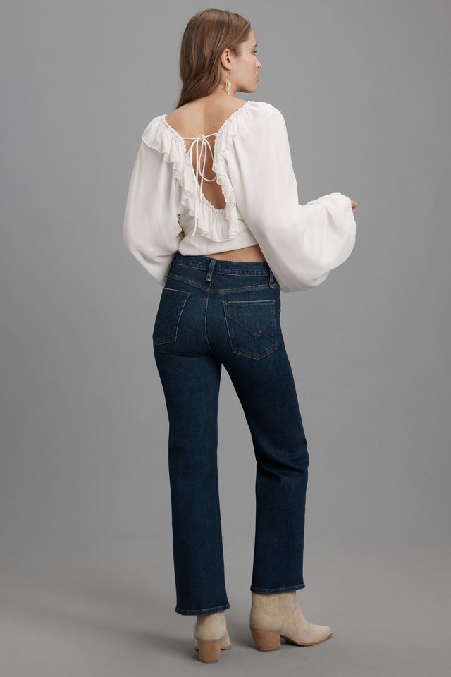 Hudson Rosie High-Rise Wide-Leg Jeans #2