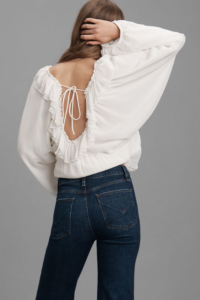 Hudson Rosie High-Rise Wide-Leg Jeans #3