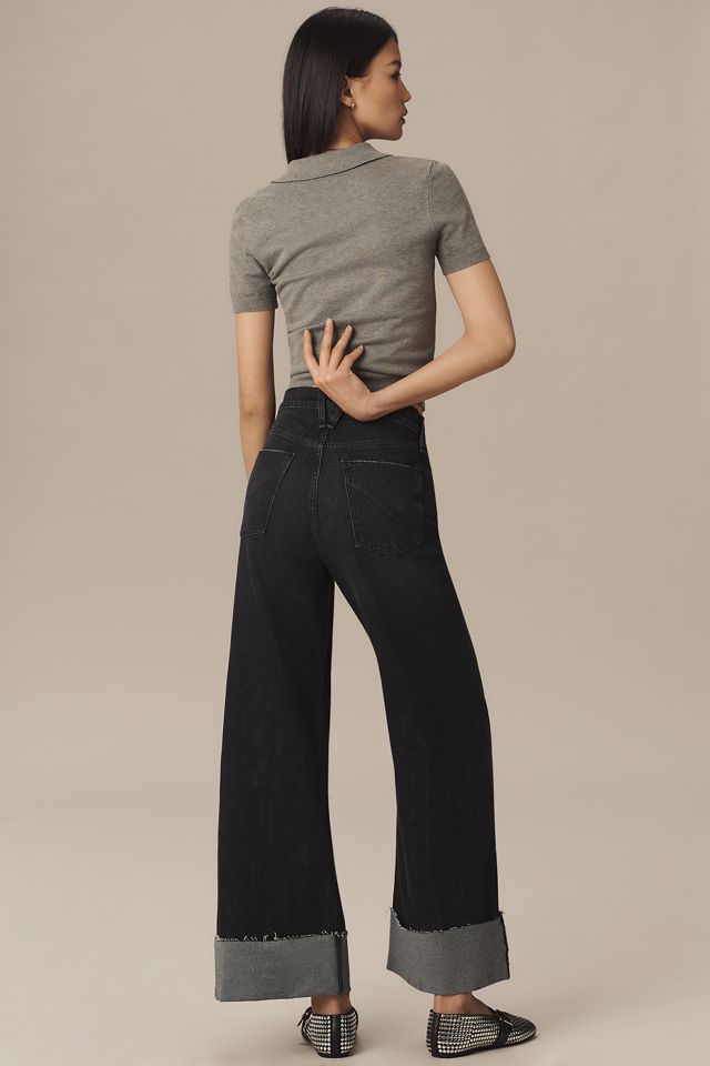 Hudson Jodie Cuffed High-Rise Wide-Leg Jeans #2