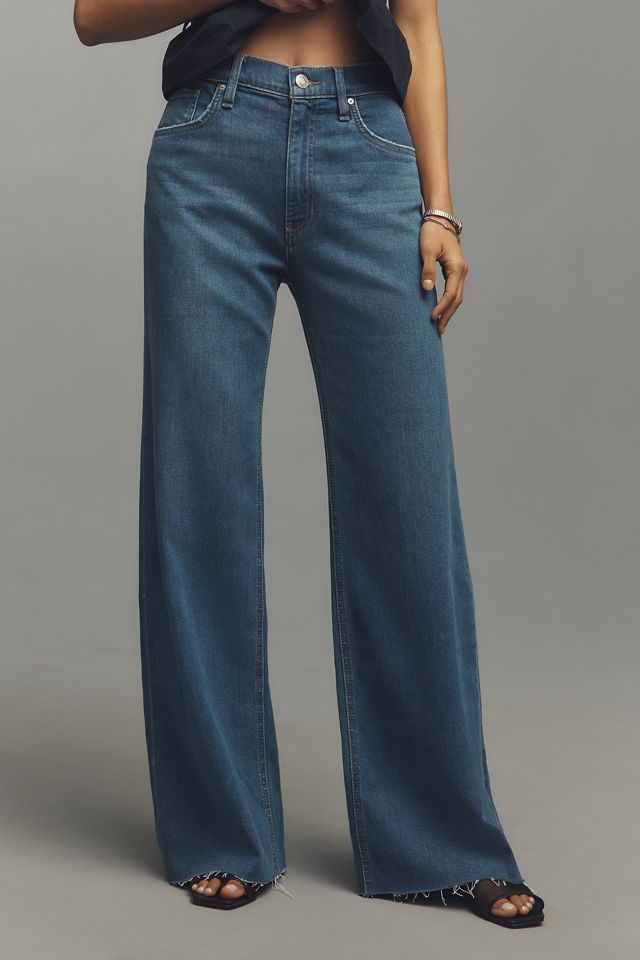 (取寄) ハドソン ジーンズ レディース ジョディ ワイド レッグ イン ステージズ Hudson Jeans women Jodie Wide Leg in Stages Stages Hudson Jodie High-Rise Wide-Leg Jeans | Anthropologie