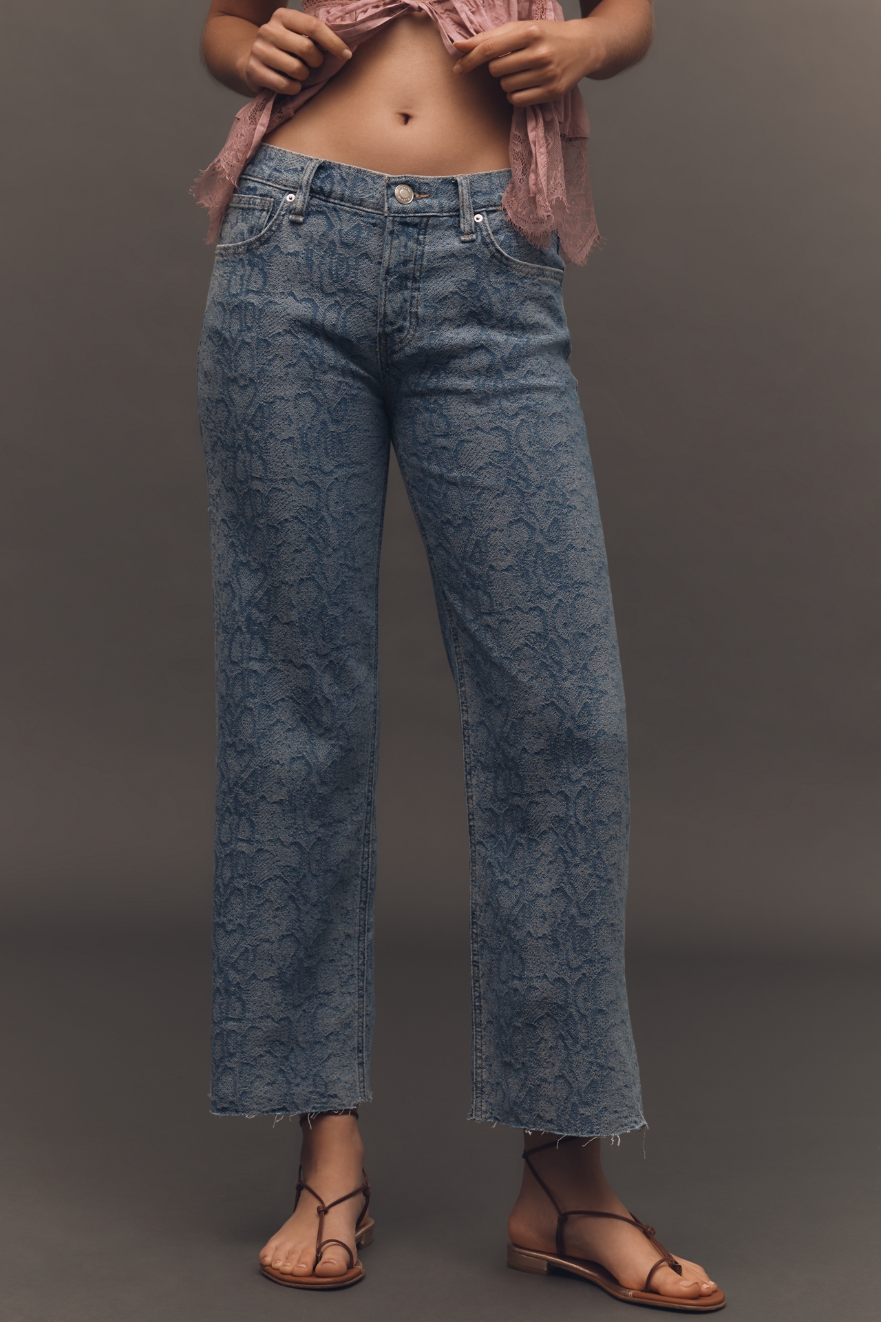 Hudson Rosie High-Rise Wide-Leg Jeans