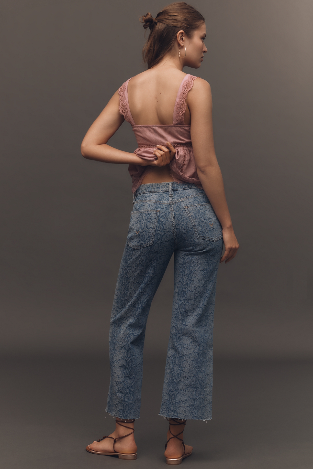 Hudson Rosie High-Rise Wide-Leg Jeans