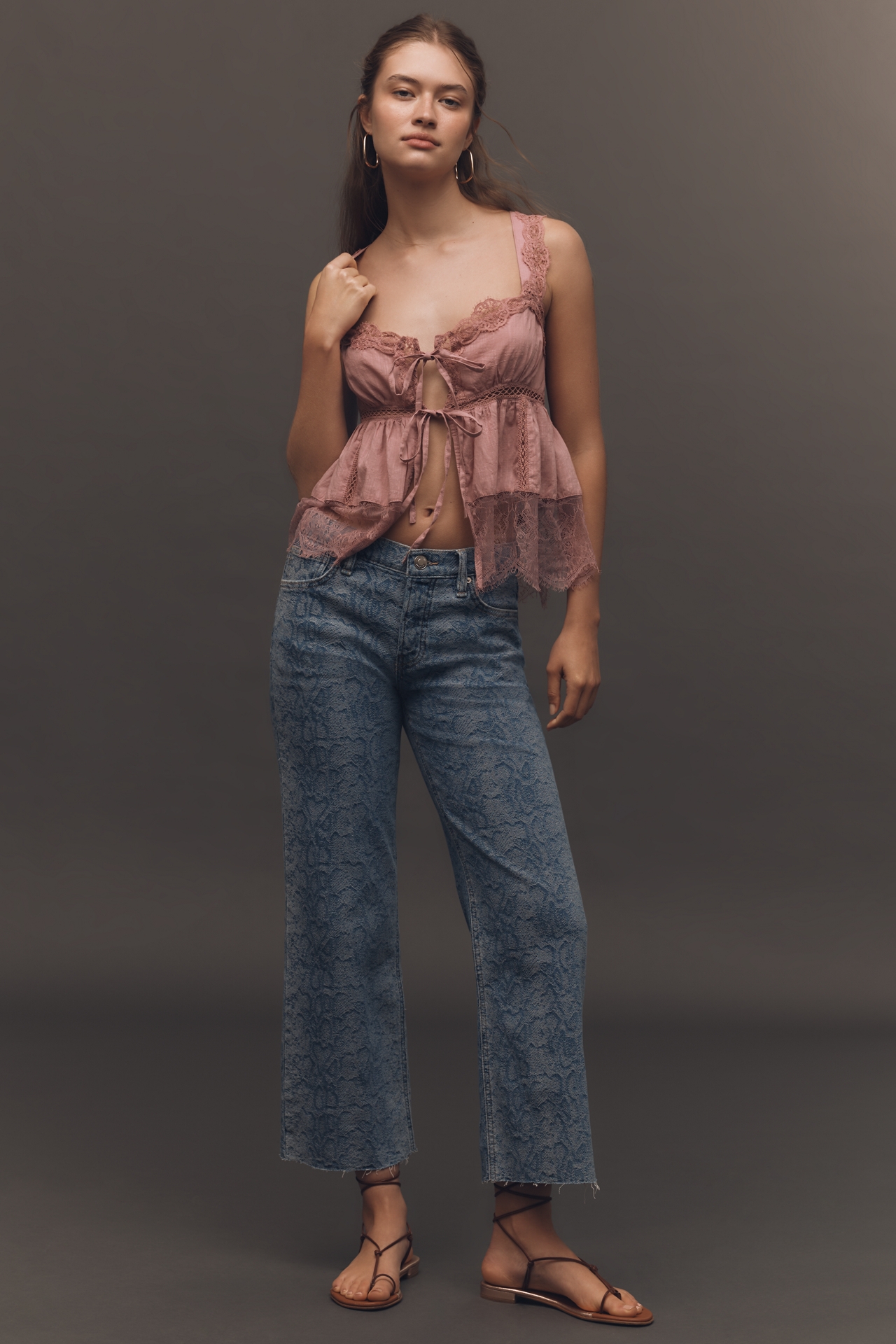 Hudson Rosie High-Rise Wide-Leg Jeans