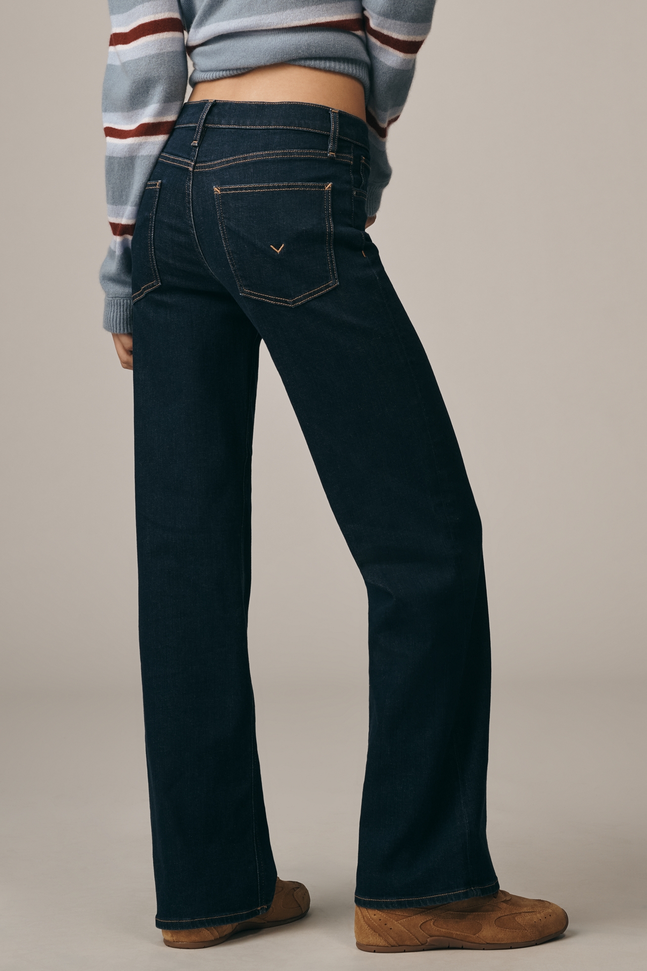 Hudson Rosie High-Rise Wide-Leg Jeans