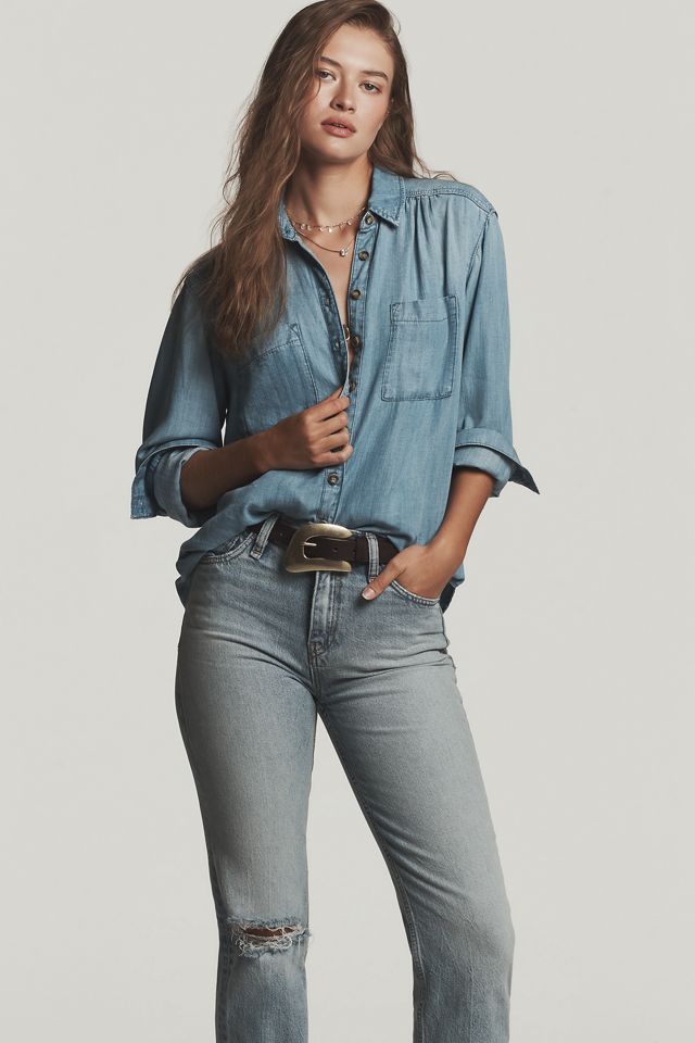 Hudson Remi High-Rise Straight-Leg Ankle Jeans #3