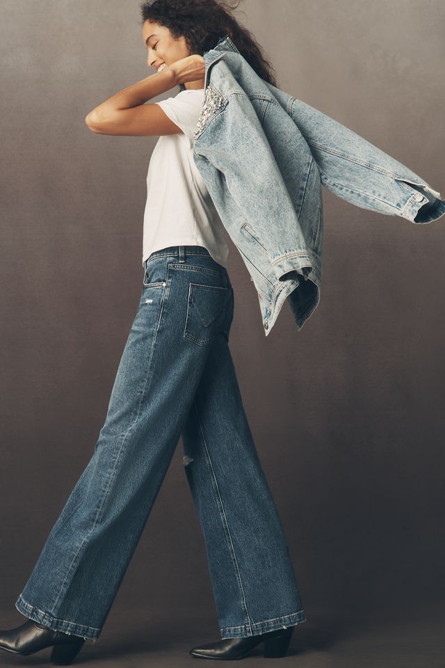 Hudson Rylee Low-Rise Loose Wide-Leg Jeans #1