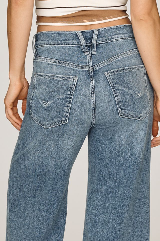 Hudson Jodie High-Rise Cropped Wide-Leg Jeans #1