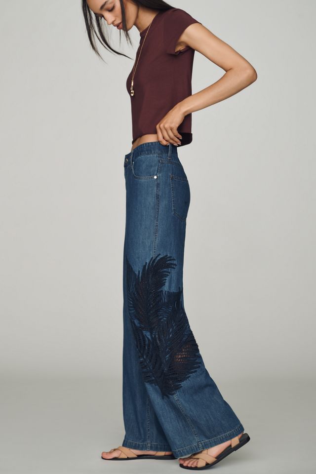 Hudson Rylee Low-Rise Loose Wide-Leg Jeans #1