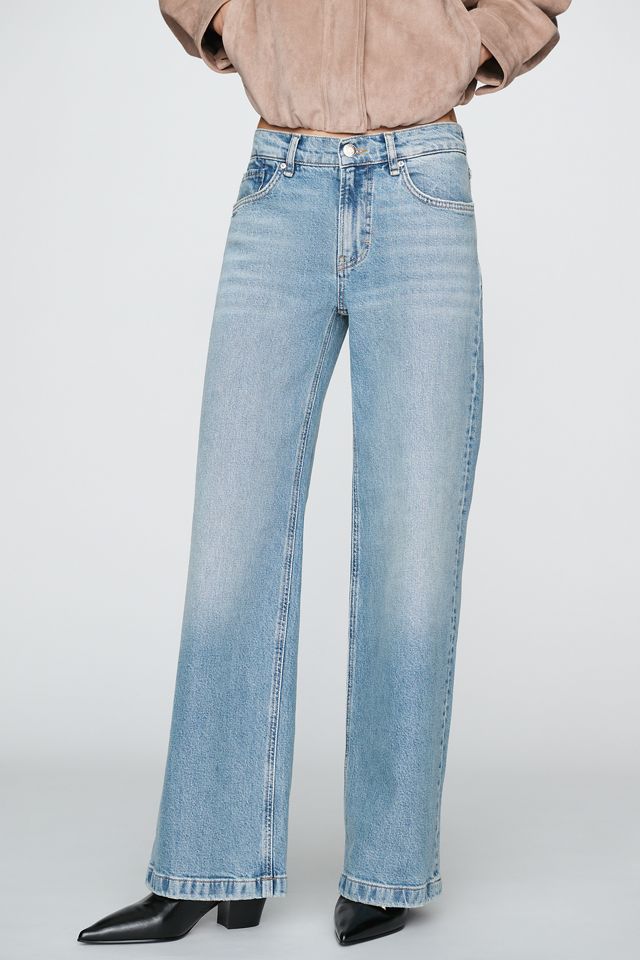 Hudson Rylee Loose Mid Rise Wide Leg Jeans  #1