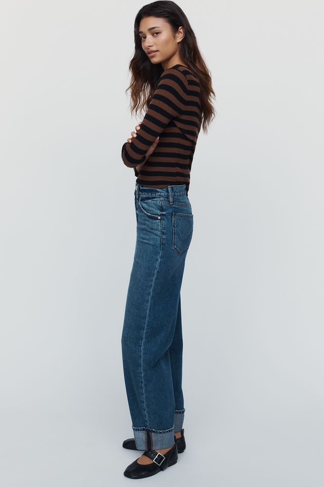 Hudson Aria High Rise Cuffed Barrel Jeans #2