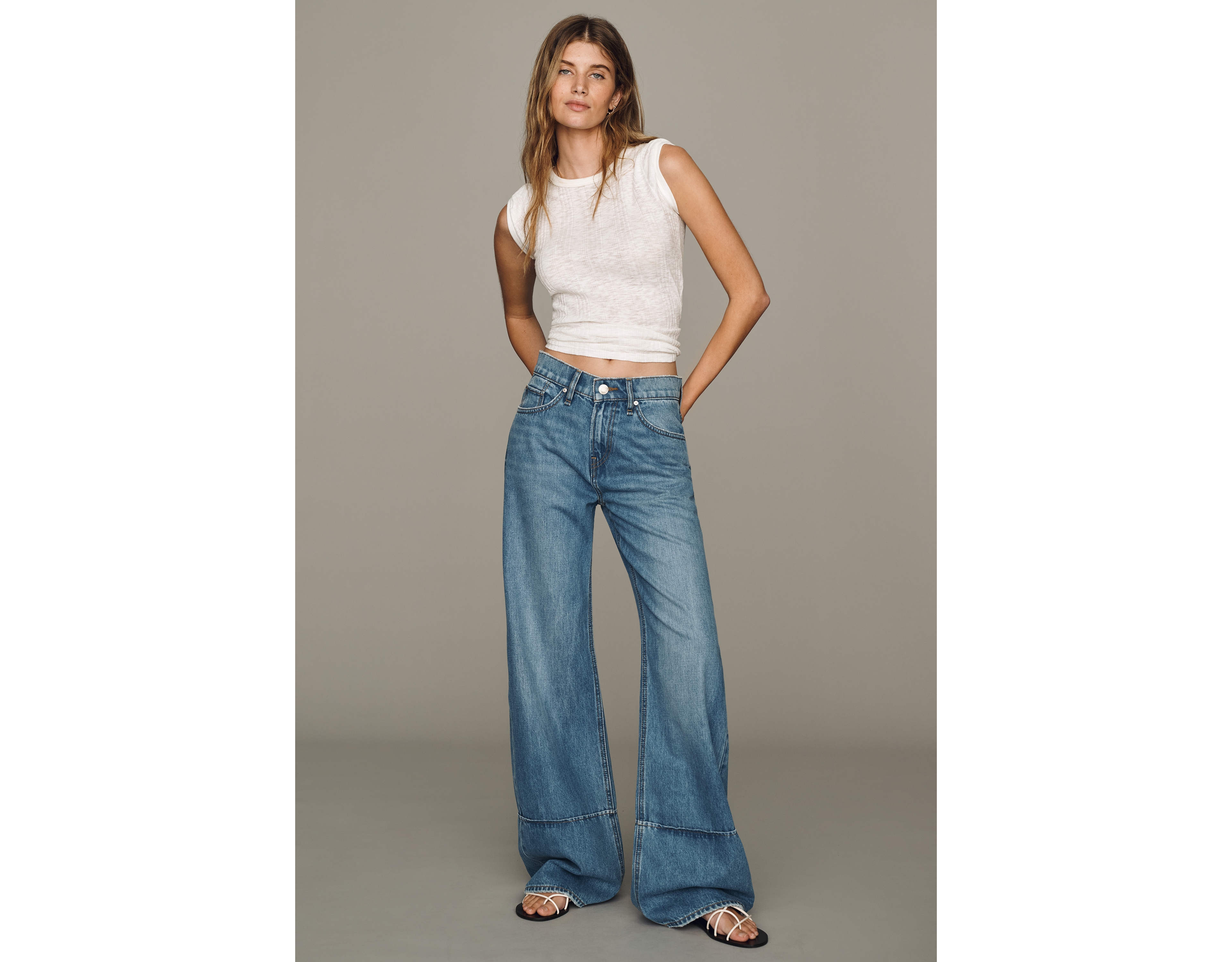 Hudson Rylee Low-Rise Loose Wide-Leg Jeans