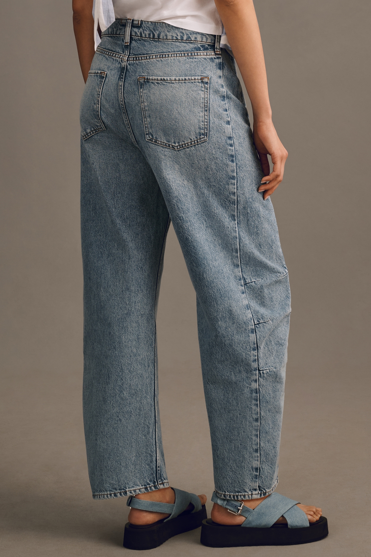 Triarchy Ms. Walker Mid-Rise Barrel Jeans