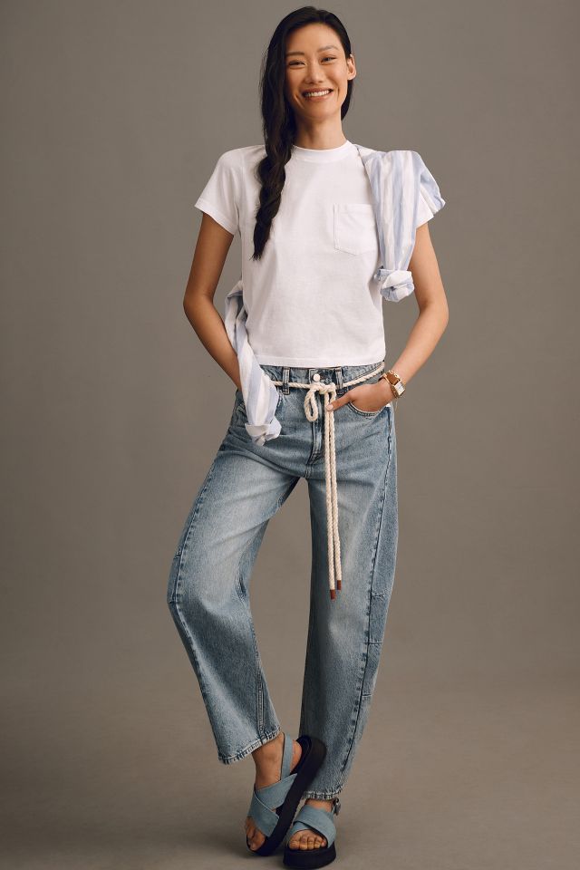 Triarchy Ms. Walker Mid-Rise Barrel Jeans