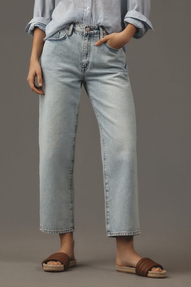 Triarchy Kelly Mid-Rise Crop Straight-Leg Jeans #1