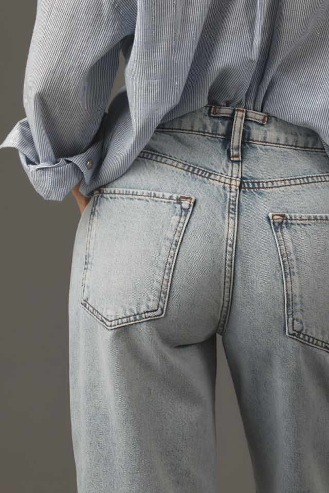 Triarchy Kelly Mid-Rise Crop Straight-Leg Jeans #4