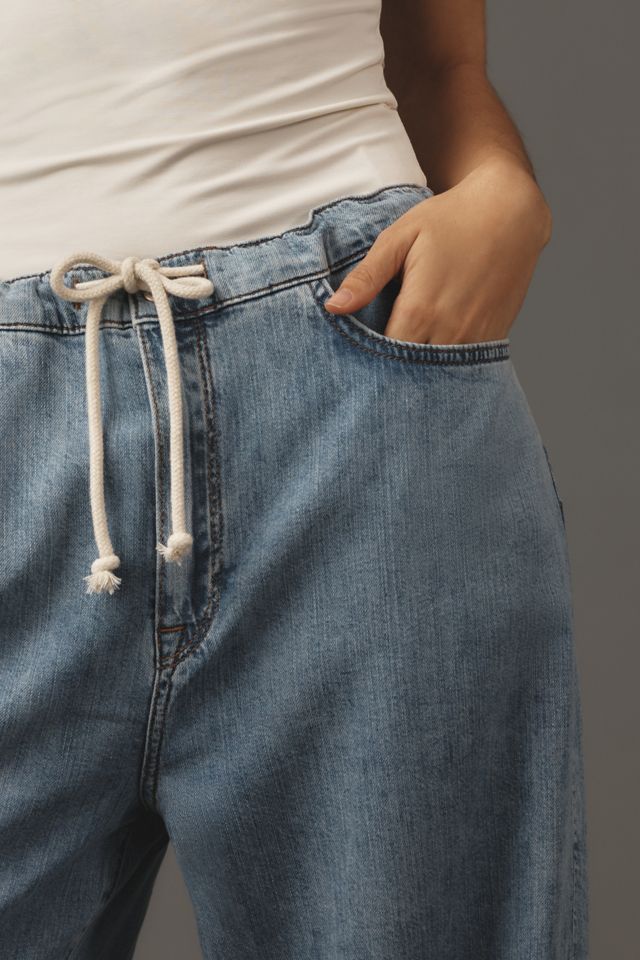 Triarchy Nesta Drawstring Mid-Rise Wide-Leg Jeans #3