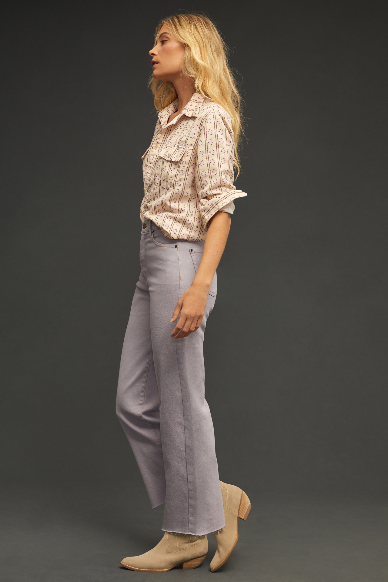 Modern American High-Rise Wide-Leg Jeans