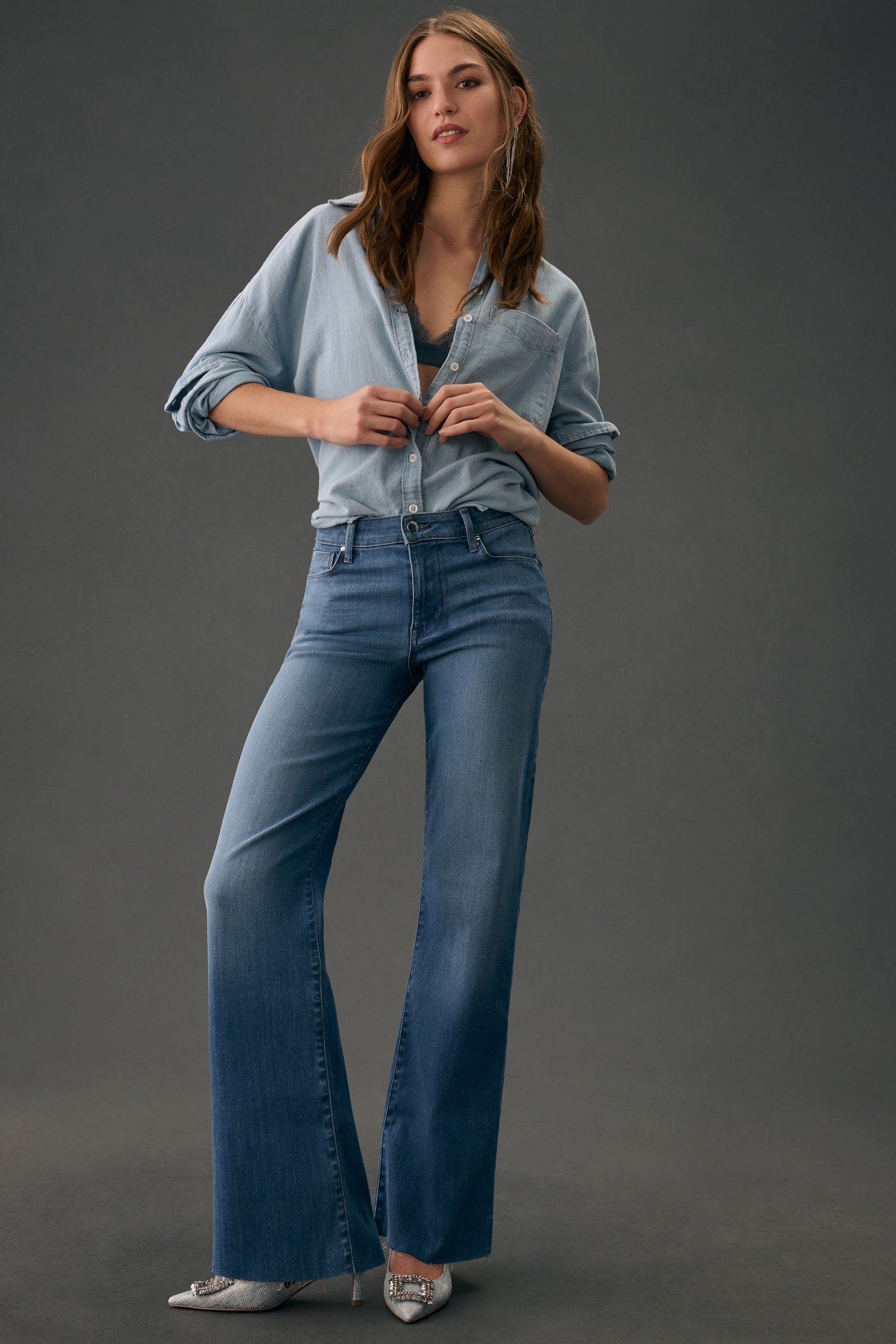 Fidelity Denim Katie High-Rise Bootcut Jeans